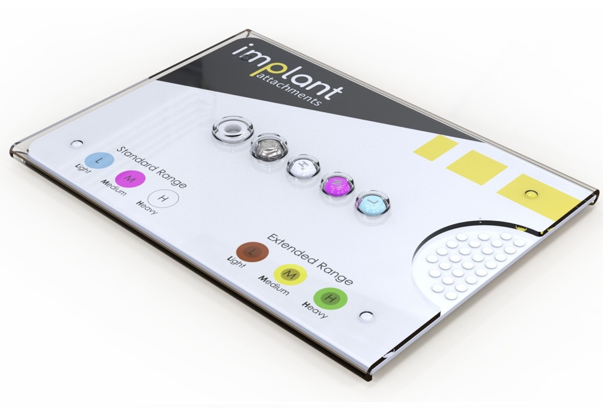 A display case labeled "Processing Set Standard Range" shows five circular components and a color-coded chart with light, medium, and heavy categories for standard and extended ranges.